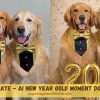 How to Create an AI New Year Gold Moment Portrait Using Your Dog Photo (Step-by-Step Guide)