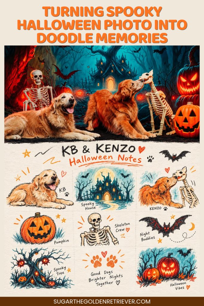 Turning Spooky Halloween Photo Into Doodle Memories Turning Spooky Halloween Photo Into Doodle Memories